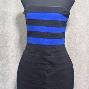 Vintage Express Strapless Bodycon Dress